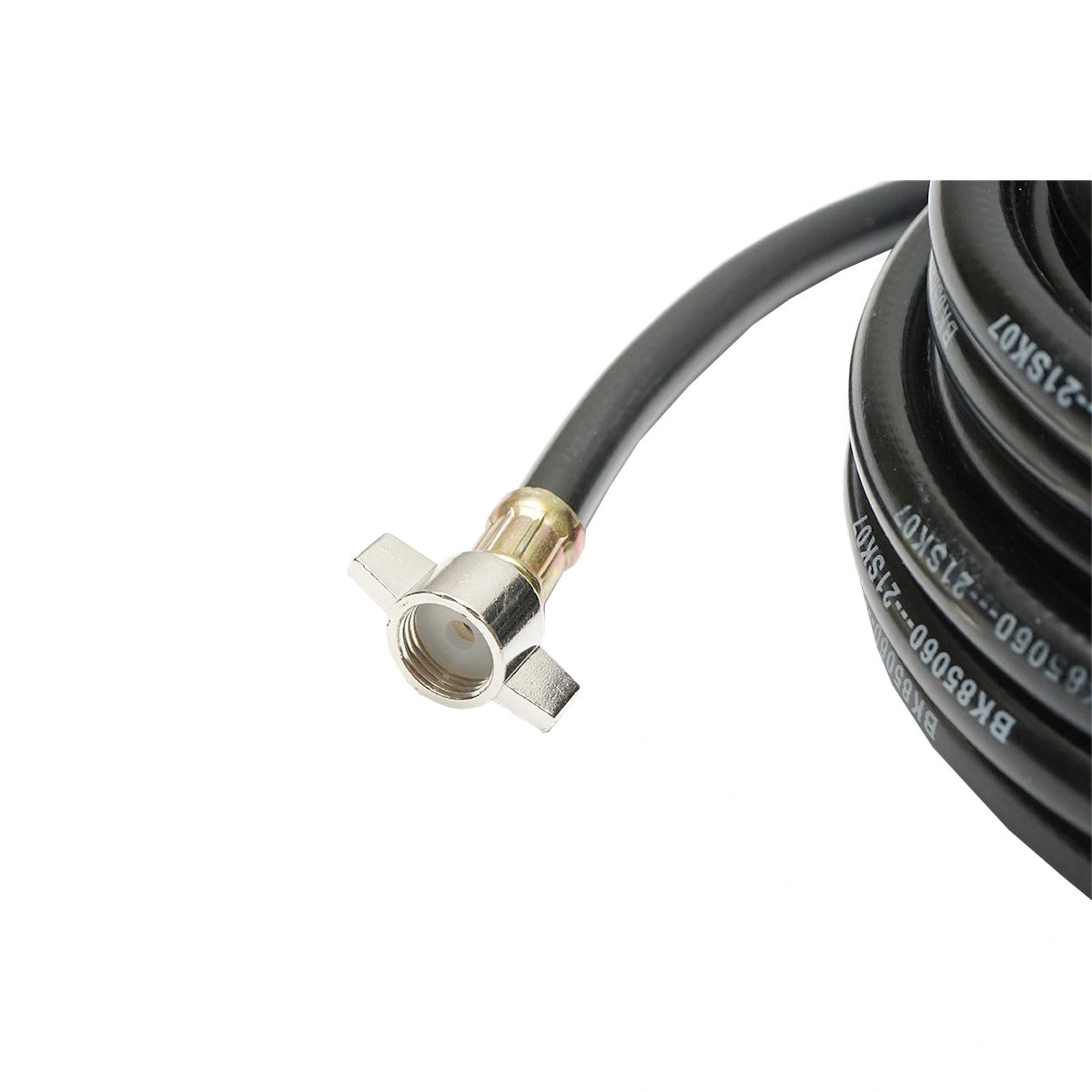 Furtun pneumatic pentru compresor cu conector si mufa de umflat roti, lungime 12m, destinat camioanelor si autoutilitarelor-1
