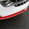 Protectie spoiler, prelungire bara fata/spate din cauciuc, culoare CARBON Rosu-0