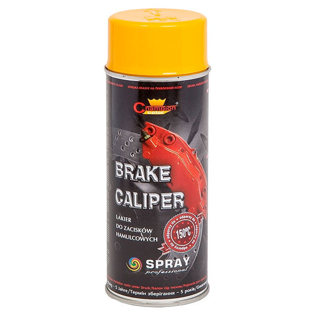 Spray Vopsea Rezistenta Termic pentru Etrieri, culoare Galben, 400ml, Champion Color, 150 °C-1