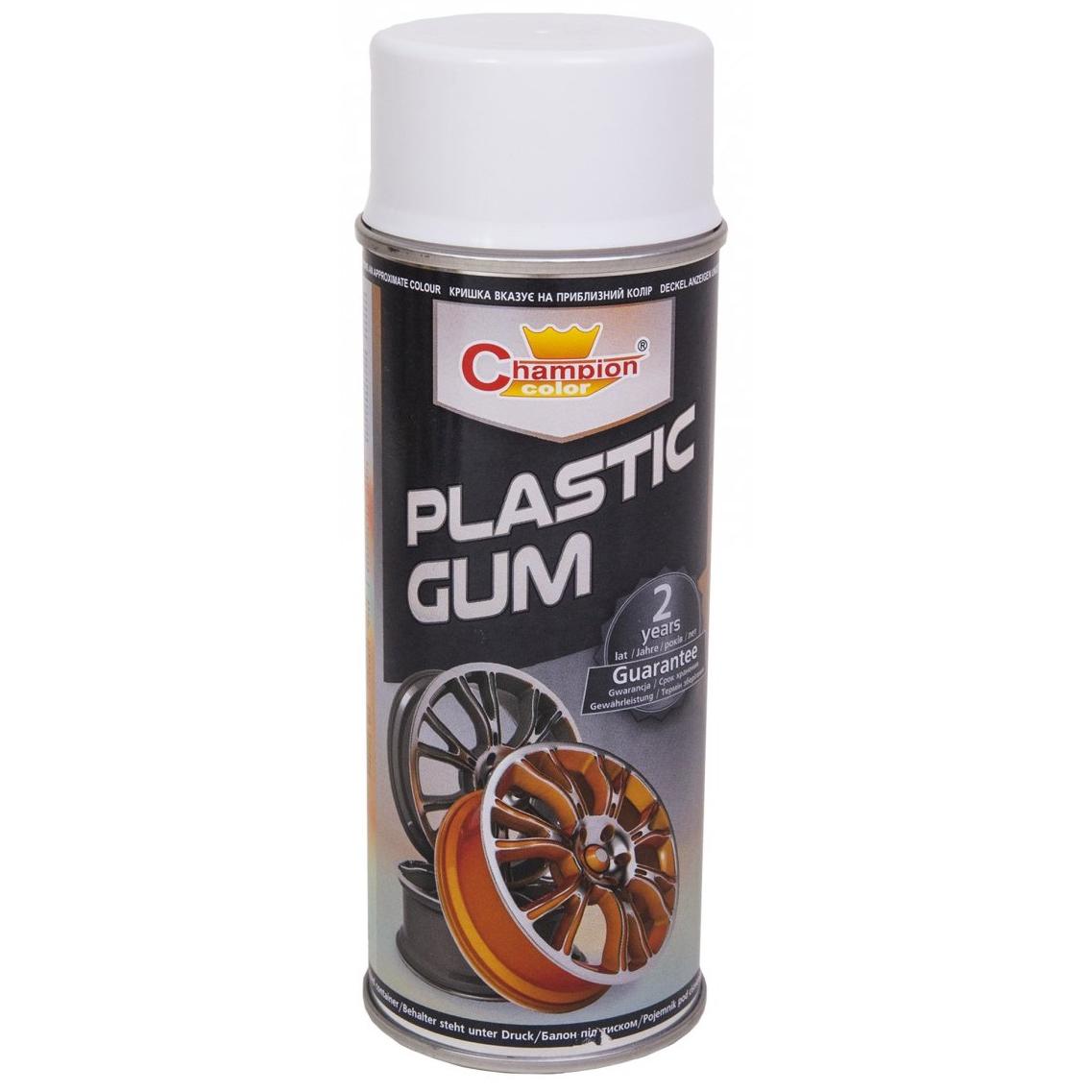 Spray Vopsea Cauciucata pentru Jante, culoare Alba, 400ml, Champion Color-1