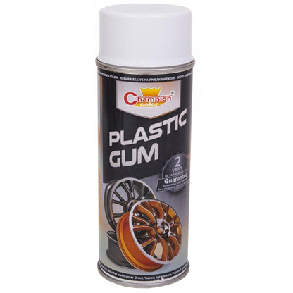 Spray Vopsea Cauciucata pentru Jante, culoare Alba, 400ml, Champion Color-1