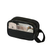 Geanta Cosmetice, Flippy, pentru Voiaj sau Organizare, Material PVC- Textil, Impermeabila, Portabila,22 x 12 x 8 cm, Negru-0