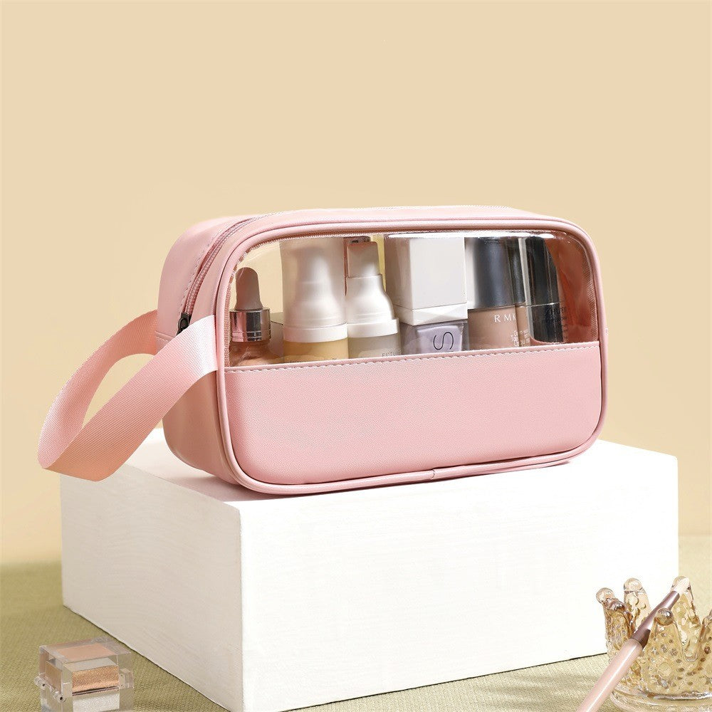 Geanta cosmetice Flippy, pentru voiaj sau organizare, 22 x 12 x 8 cm, roz-8