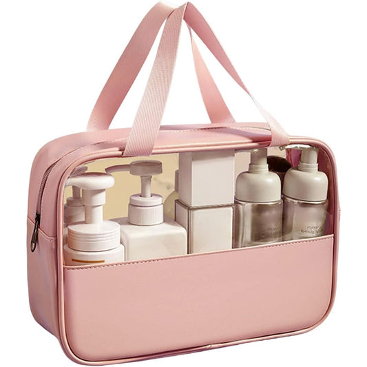 Geanta cosmetice Flippy, pentru voiaj sau organizare, 26 x 15 x 10 cm, roz-0