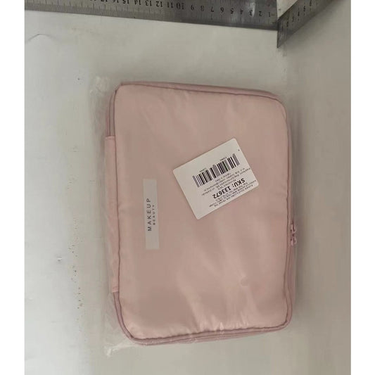 Geanta de Calatorie, Flippy, pentru Cosmetice si Articole de Toaleta, Material Impermeabil, 2 in 1, Portfard Interior Detasabil, 23 x 16 x 8 cm, Roz-1