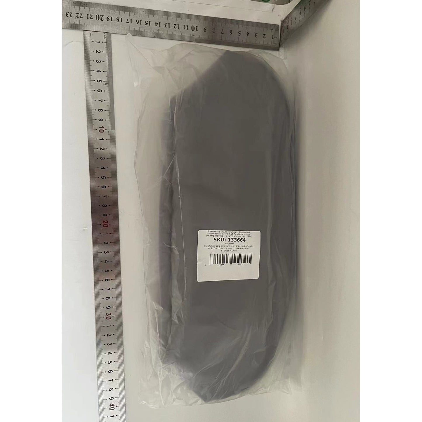 Geanta De Depozitare, Flippy 3 In 1, Portabila, Pentru Lenjerie, Sutiene Si Sosete, Multi-Functionala, Pentru Bagaj, Calatorii Si Afaceri, 23 x 13 x 13, Gri-6