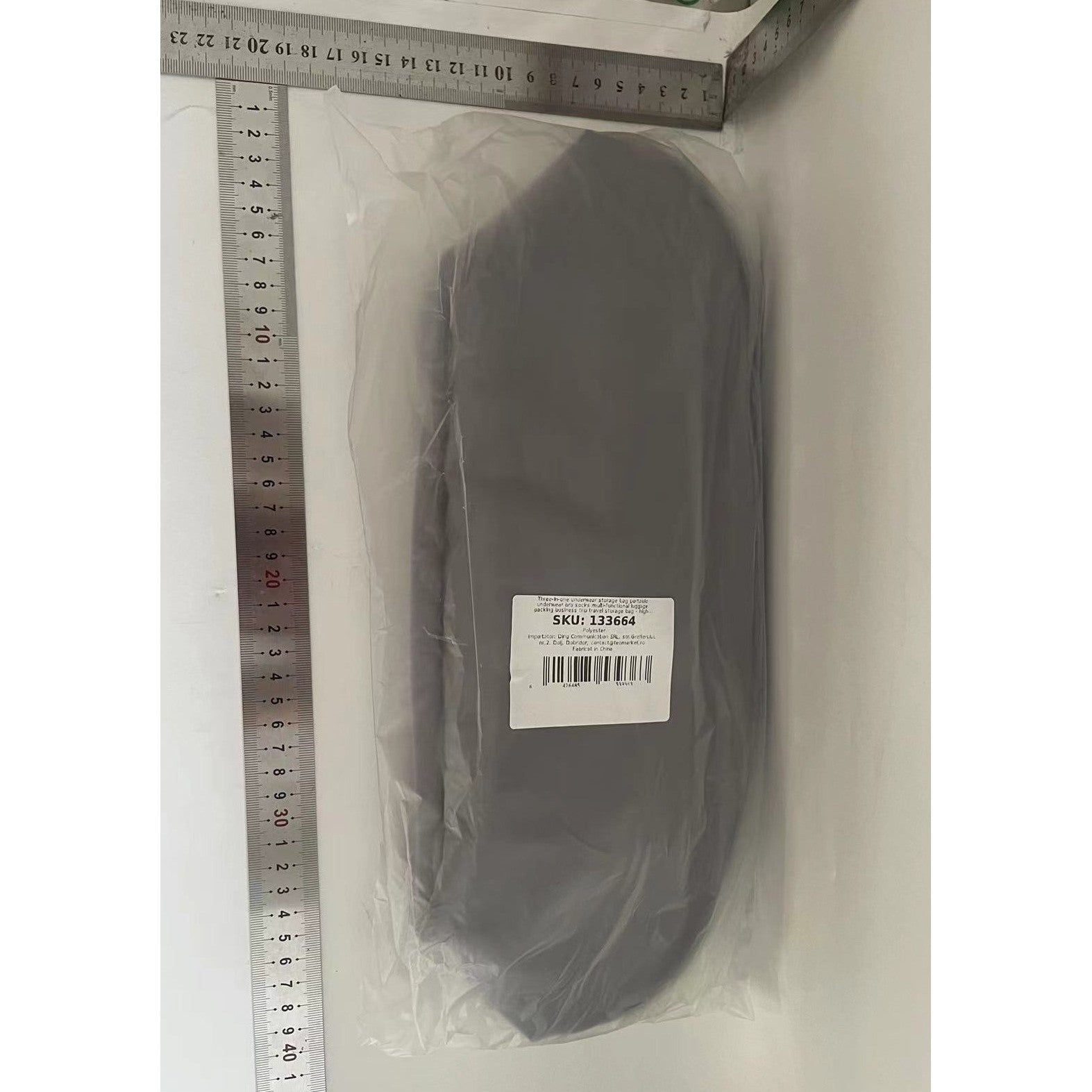 Geanta De Depozitare, Flippy 3 In 1, Portabila, Pentru Lenjerie, Sutiene Si Sosete, Multi-Functionala, Pentru Bagaj, Calatorii Si Afaceri, 23 x 13 x 13, Gri-6
