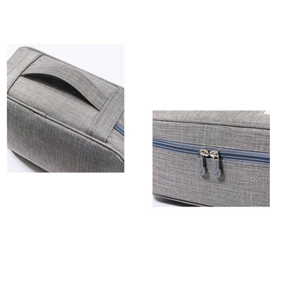 Geanta Organizatoare Flippy, Pentru Cabluri si Accesorii, Portabila, Impermeabila, 24,5 x 18 x10cm, Gri-6