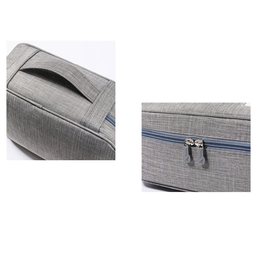 Geanta Organizatoare Flippy, Pentru Cabluri si Accesorii, Portabila, Impermeabila, 24,5 x 18 x10cm, Gri-6