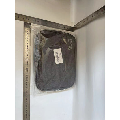 Geanta Organizatoare Flippy, Pentru Cabluri si Accesorii, Portabila, Impermeabila, 24,5 x 18 x10cm, Gri-9
