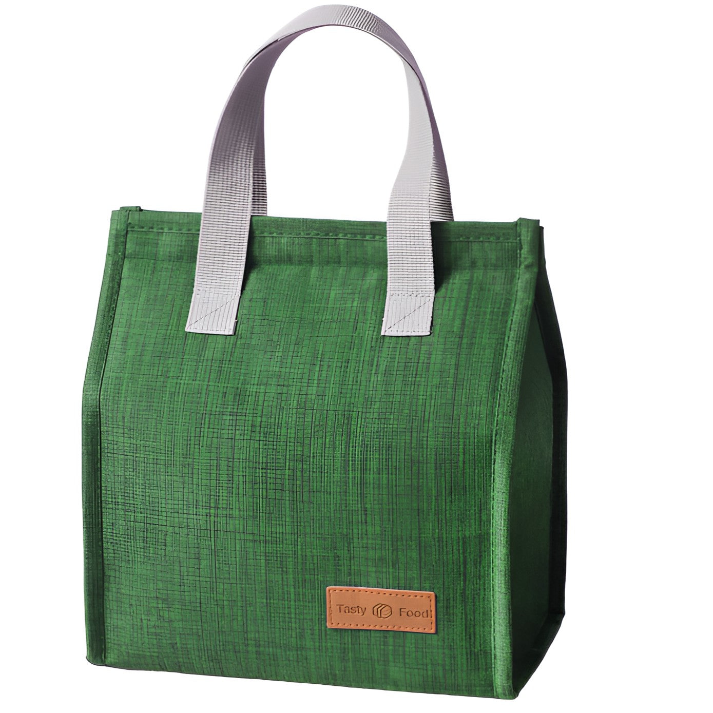 Geanta Termoizolanta Tip Bento Bag Flippy, Camping Cooler, Aluminiu, 22.5x13x25,5 cm, 3.3 L, Verde-0