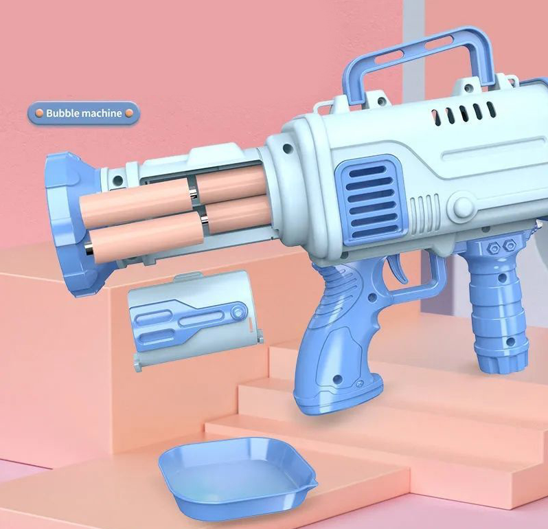 Pistol electric cu baloane de săpun Bazooka