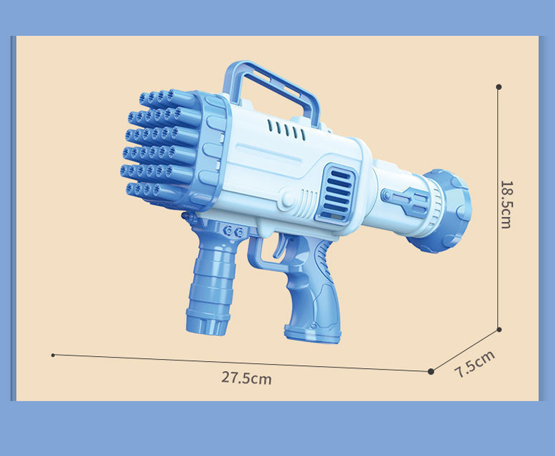 Pistol electric cu baloane de săpun Bazooka