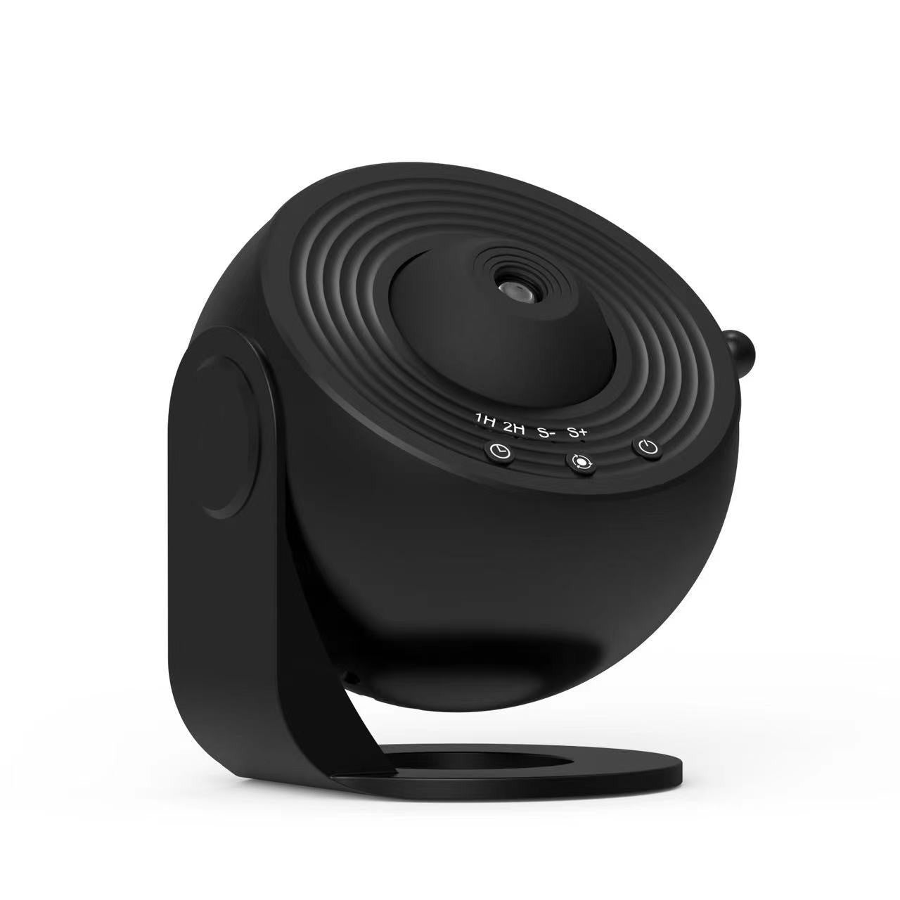 Lampa Tip Proiector Galaxie, Flippy, pentru Dormitor, Tematica Cer Instelat, Model Glob, HD, Rotire 360 de Grade, 20 de Imagini, Incarcare USB, 10 W, 15x15 cm, Negru-0