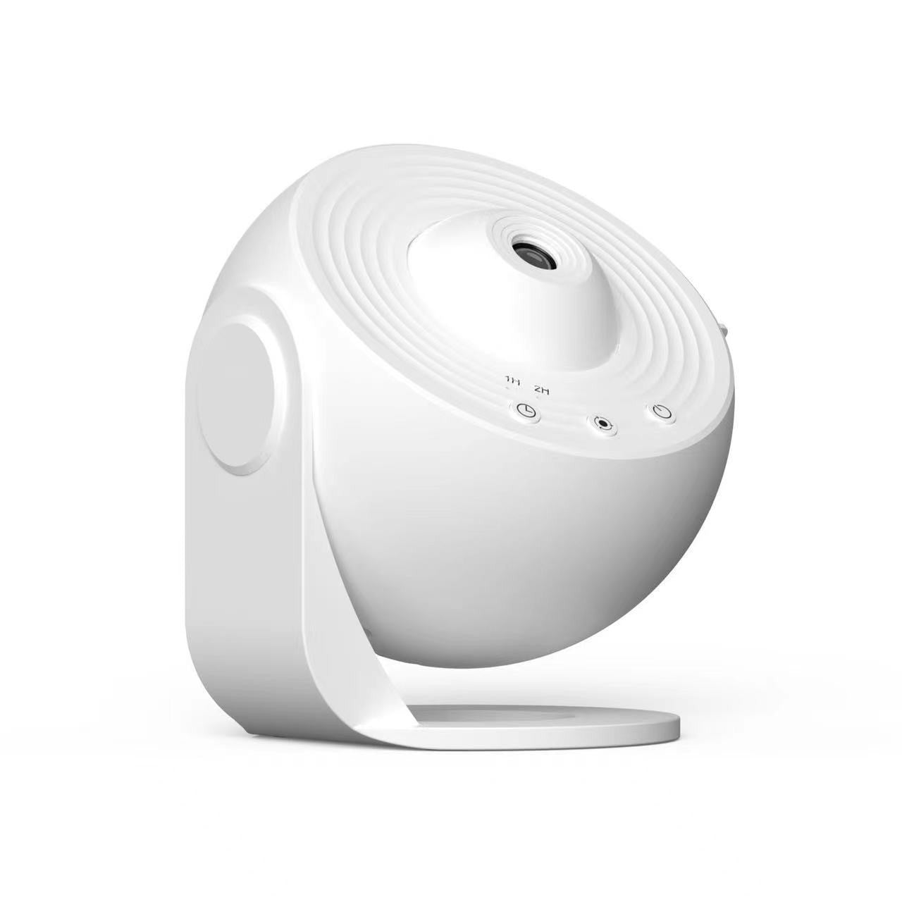 Lampa Tip Proiector Galaxie, Flippy, pentru Dormitor, Tematica Cer Instelat, Model Glob, HD, Rotire 360 de Grade, 20 de Imagini, Incarcare USB, 10 W, 15x15 cm, Alb-0
