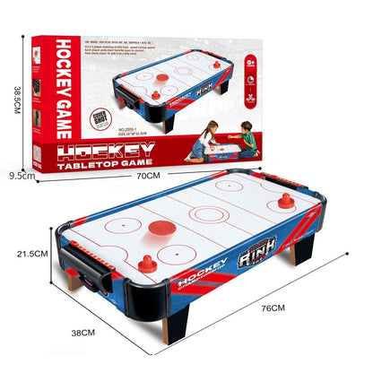 Masa Air Hockey Graffiti cu Picioare Scurte, Flippy, PVC, 2 Pucuri, Tabela Scor, 2 Impingatoare, 76x38x21.5 cm, Albastru-1