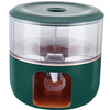 Dozator de apa Flippy, 3 compartimente rotative, capacitate mare de 6l, verde-0