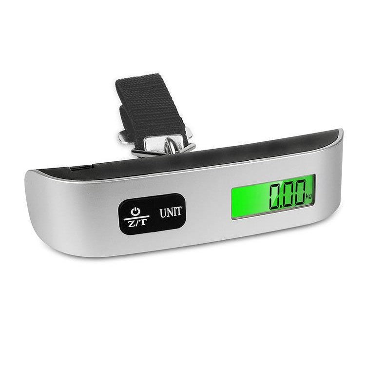 Cantar Digital de Mana Curea, Flippy, Cantar Portabil, Cantarire Bagaje, Capacitate 50 kg, Functie de Tara, 12.5 x 2.8 x 2.8 cm, Alb-Negru-6
