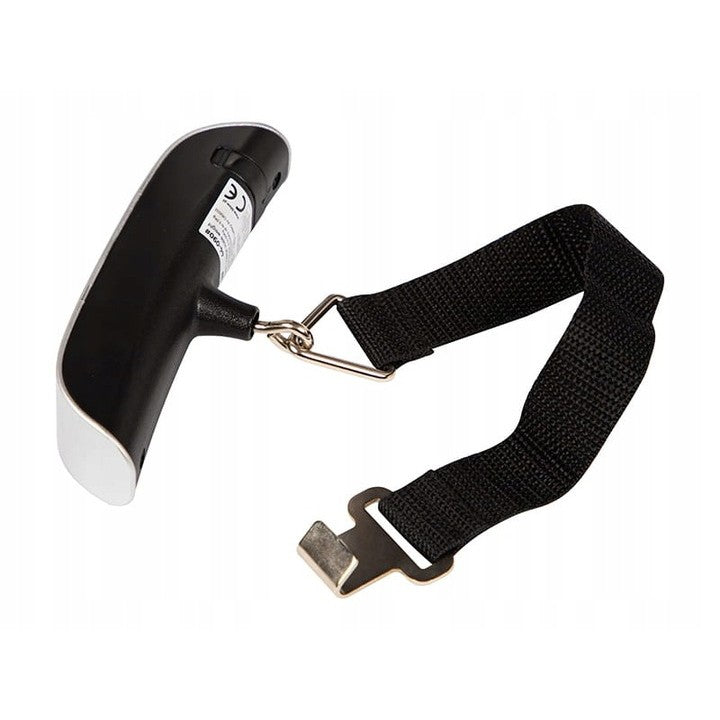 Cantar Digital de Mana Curea, Flippy, Cantar Portabil, Cantarire Bagaje, Capacitate 50 kg, Functie de Tara, 12.5 x 2.8 x 2.8 cm, Alb-Negru-10