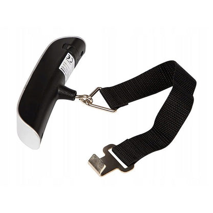 Cantar Digital de Mana Curea, Flippy, Cantar Portabil, Cantarire Bagaje, Capacitate 50 kg, Functie de Tara, 12.5 x 2.8 x 2.8 cm, Alb-Negru-10
