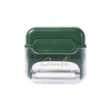 Decojitor/Curatator manual de legume si fructe, Flippy, portabil, cu magnet, doua lame, Inox, Verde, 6.7x6x1.6 cm-0