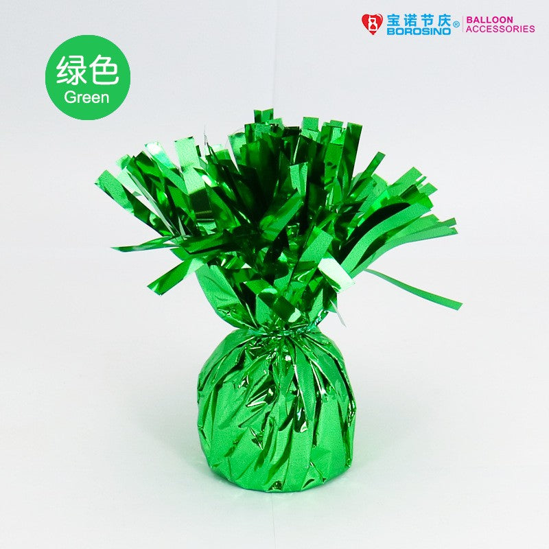Greutate Verde cu Folie Franjuri pentru Baloane, 170g-0
