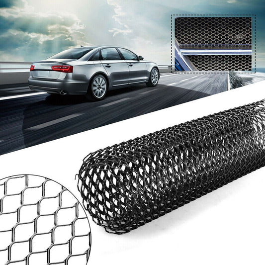 Grila Sport Tuning din Aluminiu, dimensiune 100 x 33cm, decupabila, culoare Neagra-0