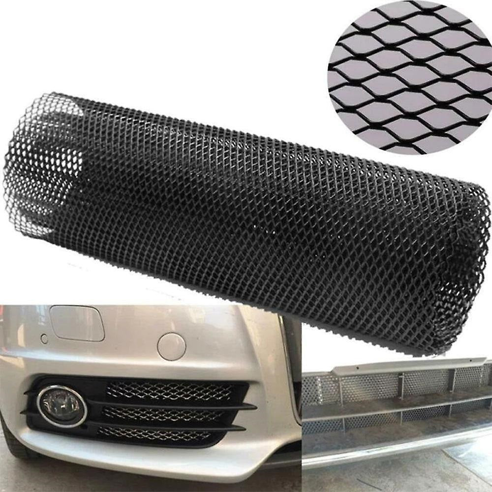 Grila Sport Tuning din Aluminiu, dimensiune 100 x 33cm, decupabila, culoare Neagra-1