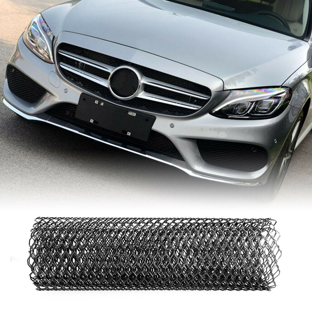 Grila Sport Tuning din Aluminiu, dimensiune 100 x 33cm, decupabila, culoare Neagra-3