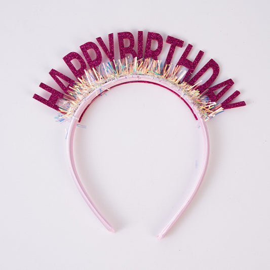 Coronita Happy Birthday Roz, Marime Universala-0