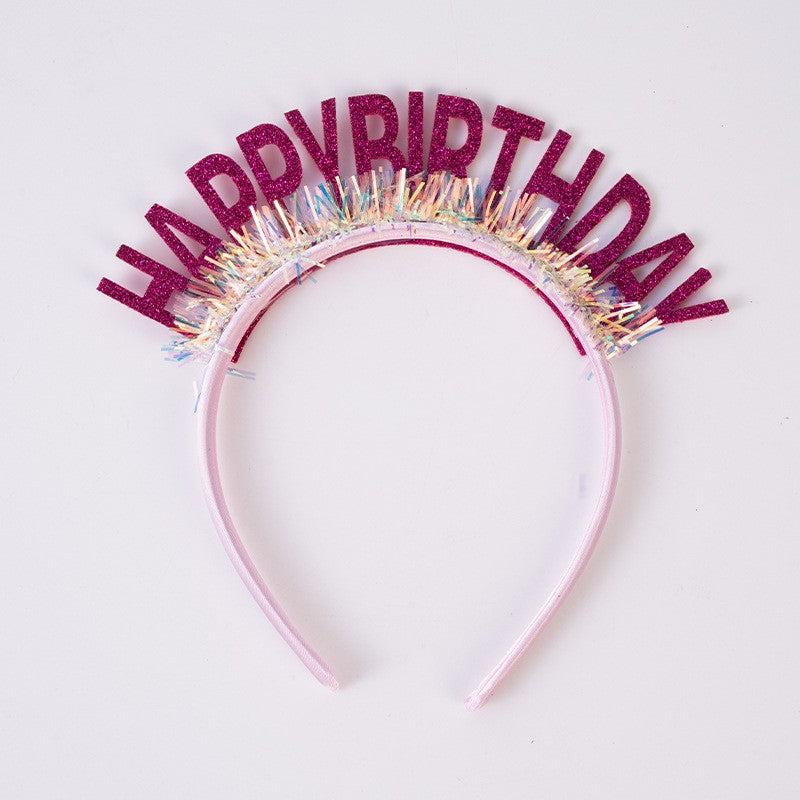 Coronita Happy Birthday Roz, Marime Universala-0