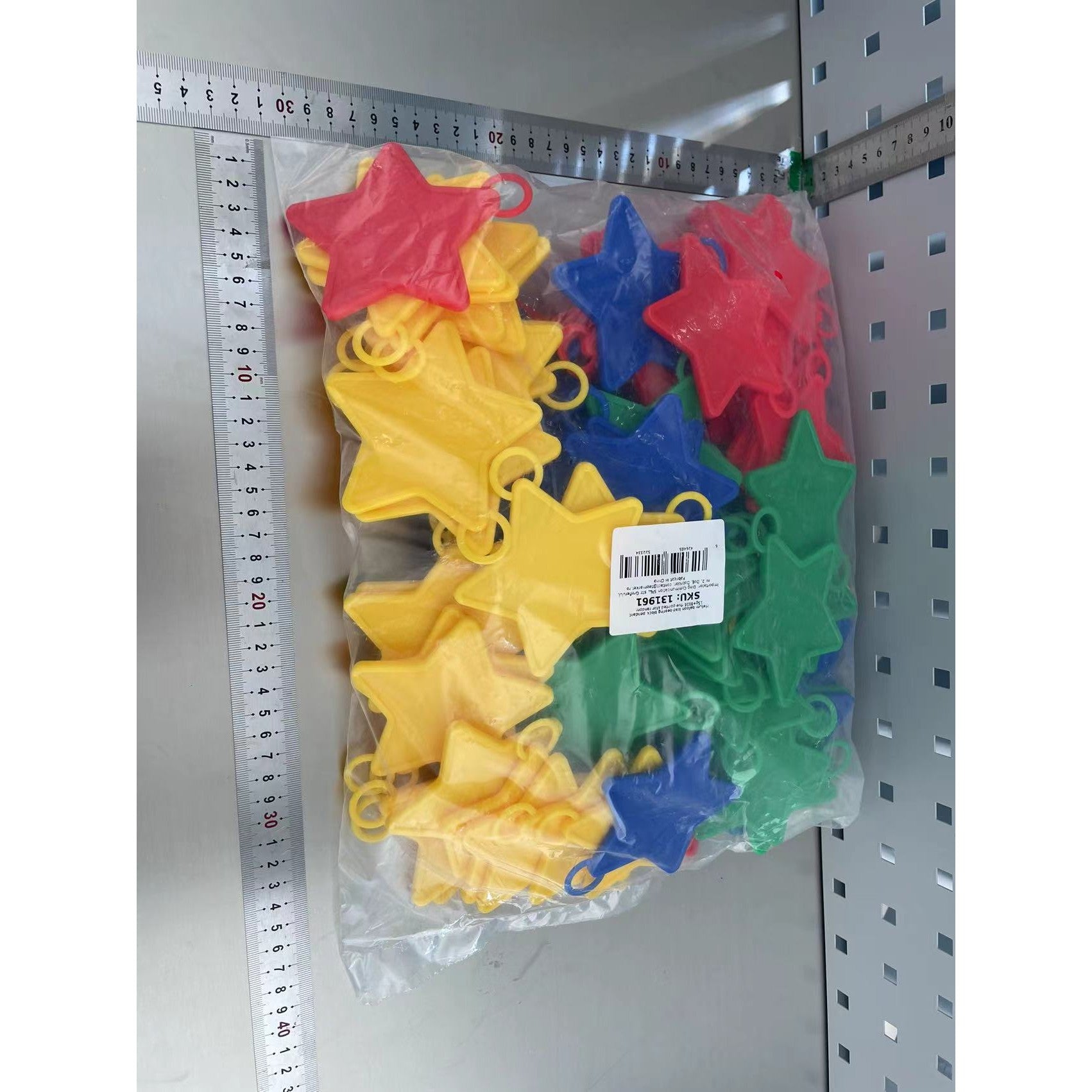 Set 4 Greutati pentru Baloanele cu Heliu, 30 grame, Plastic, Stelute-1