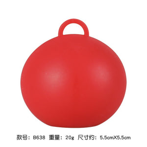 Greutate pentru Baloane, Flippy, 5.5x5.5 cm, 120 g, Rosu-0