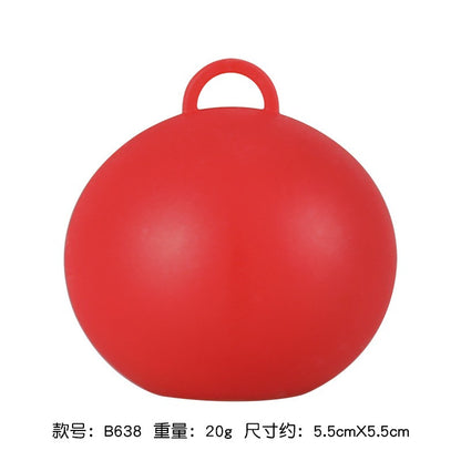 Greutate pentru Baloane, Flippy, 5.5x5.5 cm, 120 g, Rosu-0
