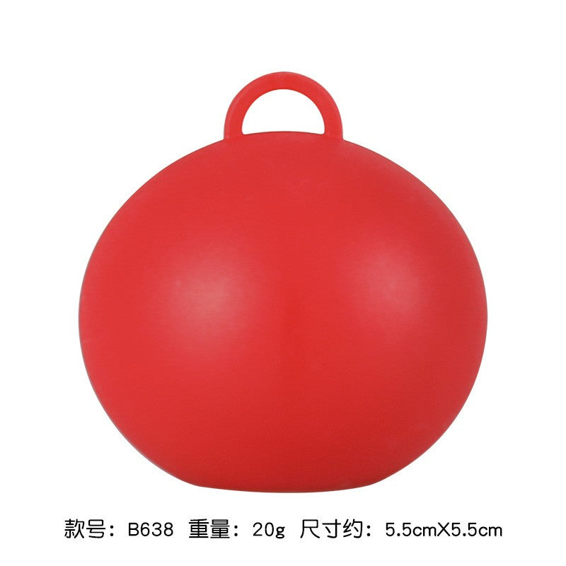Greutate pentru Baloane, Flippy, 5.5x5.5 cm, 120 g, Rosu-0