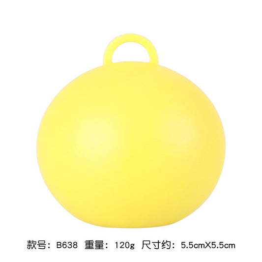 Greutate pentru Baloane, Flippy, 5.5x5.5 cm, 120 g, Galben-0