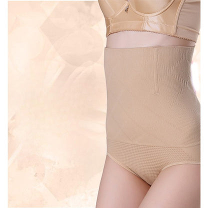 Lenjerie Modelatoare Postpartum, Flippy, cu Talie Inalta, Control al Burții, Compresie Mare, Insertii din Silicon pentru Sustinere, Nude, XS-S-5