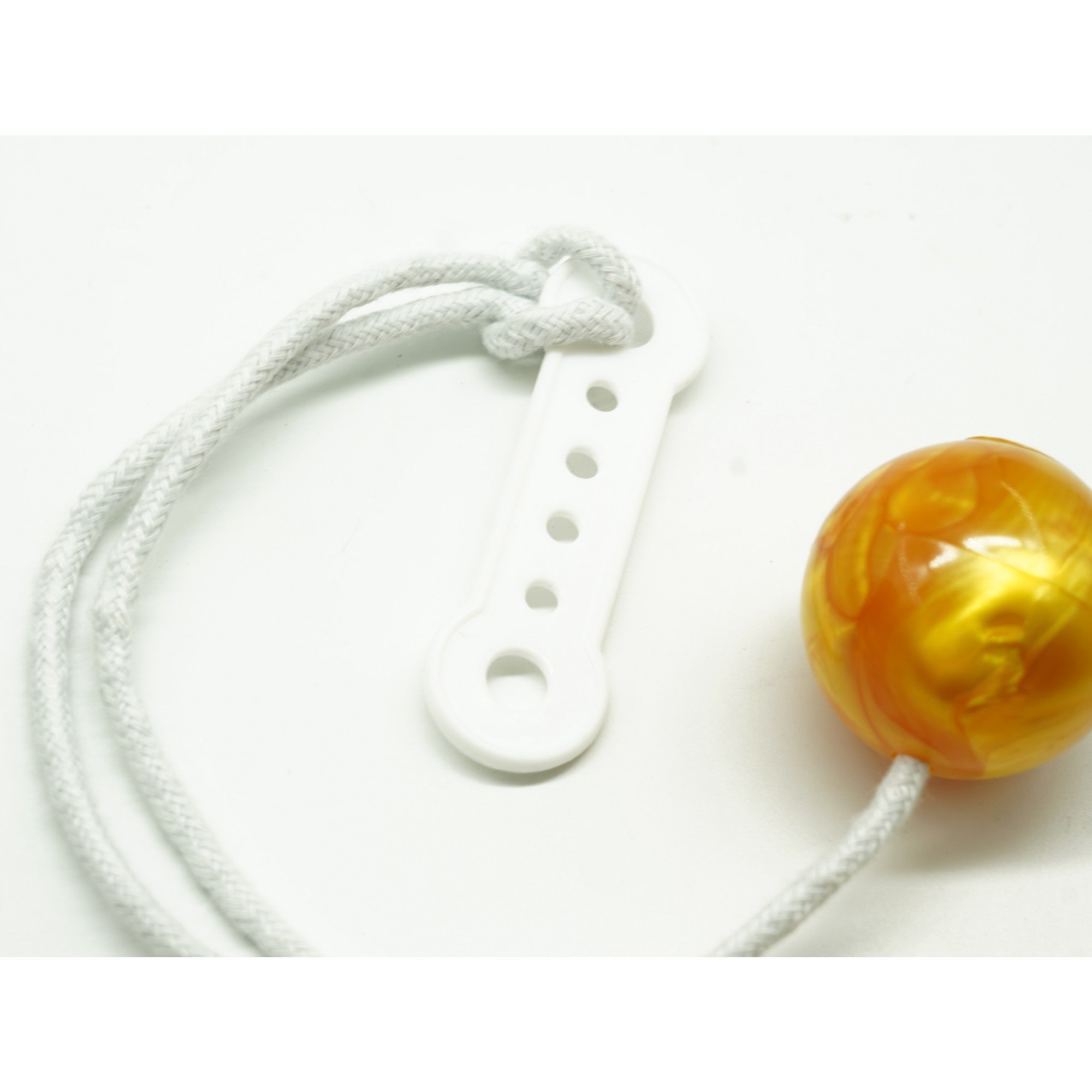Jucarie interactiva cu bile, Flippy, Clackers ball, antistres, Galben, 40 mm-2
