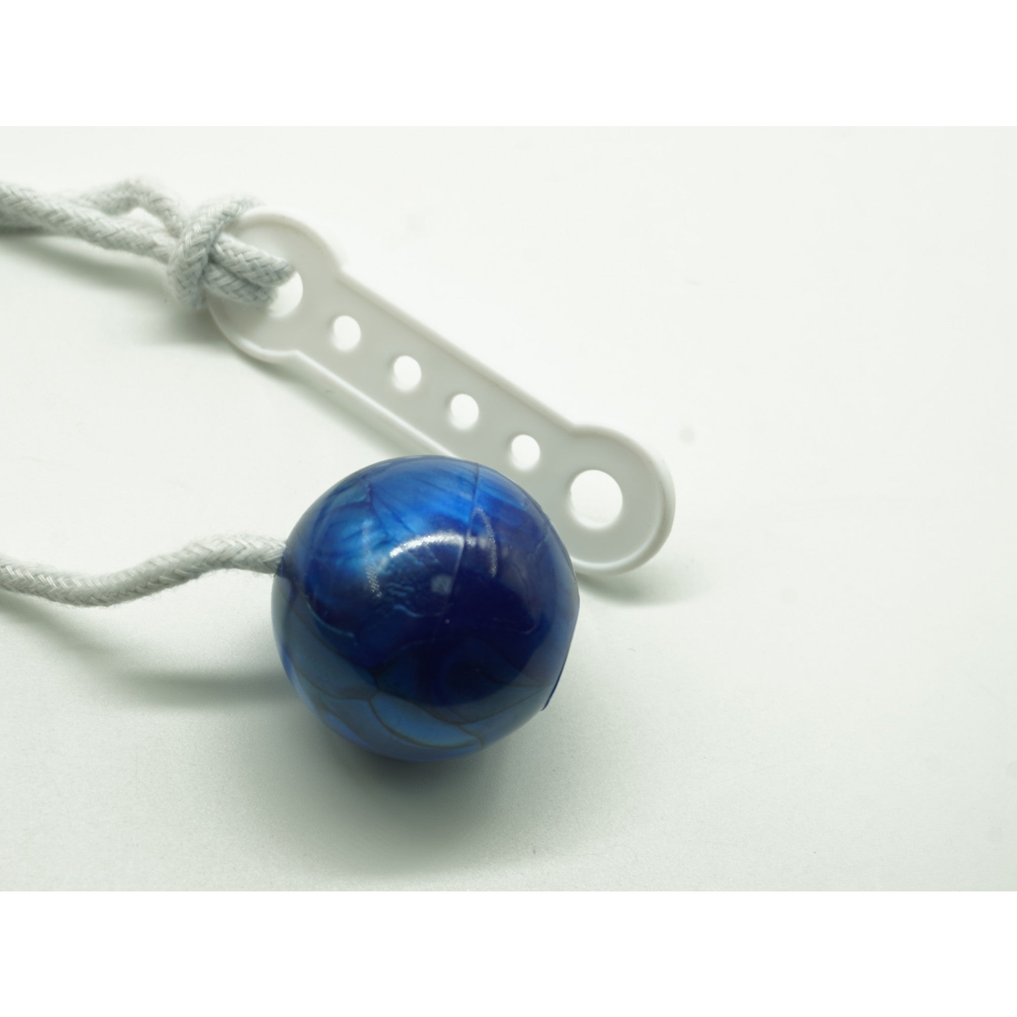 Jucarie interactiva cu bile, Flippy, Clackers ball, antistres, Albastru, 40 mm-1