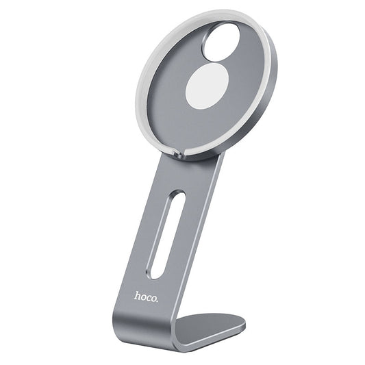 Suport Telefon HOCO PH44, pentru Incarcare Wireless, Max Hold, Aluminiu