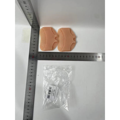 Set 2 Branturi cu Gel, Flippy, pentru Metatarsiene, Pernute din Silicon Gel, Universale, Separator Corectie Pozitie Degete Picior, Crem-4