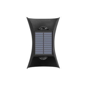 Lampa solara LED bidirectionala bicolora Flippy, comutator culoare led, IP65, rezistent la apa, baterie 1.5 V, 400mah, 2 LED-uri, 13.5 x 9 cm, material ABS, multicolor-0