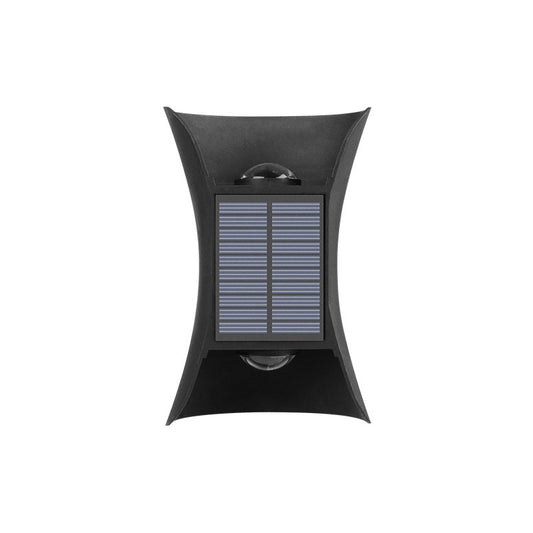 Lampa solara LED bidirectionala bicolora Flippy, comutator culoare led, IP65, rezistent la apa, baterie 1.5 V, 400mah, 2 LED-uri, 13.5 x 9 cm, material ABS, multicolor-0