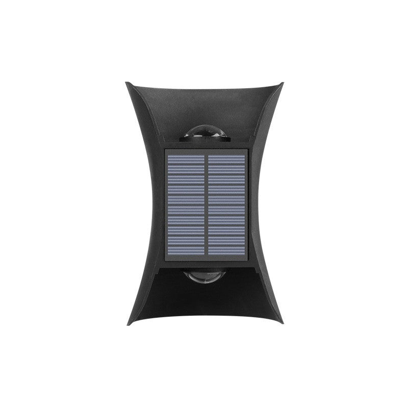 Lampa solara LED bidirectionala bicolora Flippy, comutator culoare led, IP65, rezistent la apa, baterie 1.5 V, 400mah, 2 LED-uri, 13.5 x 9 cm, material ABS, multicolor-0