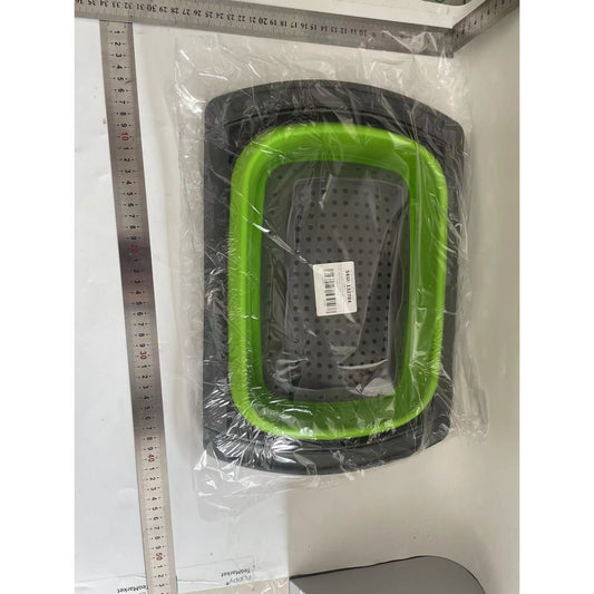 Cos de Scurgere Retractabil pentru Chiuveta, Flippy, cu Filtru, pentru Fructe si Legume, de Uz Casnic, 39x12 cm, Design Extensibil pana la 61 cm, cu Manere de Prindere, Verde-1