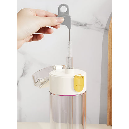 Perie de Curatat Pahare, Cani, Sticle, Flippy, cu Maner Lung si Burete, Accesorii pentru Spalarea Paielor si Capacelor, usor de Agatat, 27.5x11.4x6cm, Alb-8