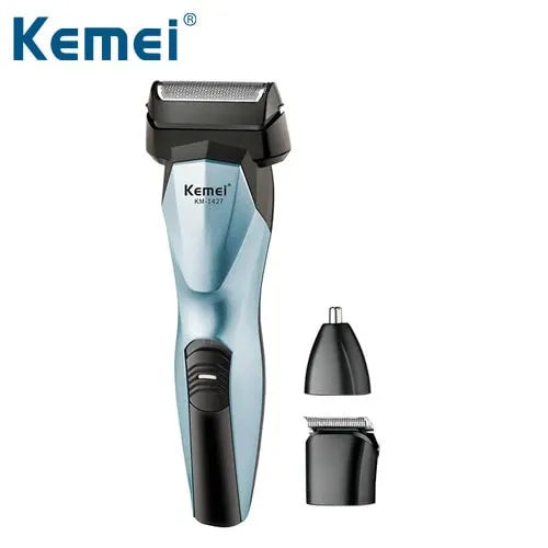 Aparat de Ras Kemei KM-1427 – 3 în 1 pentru Îngrijire Completă