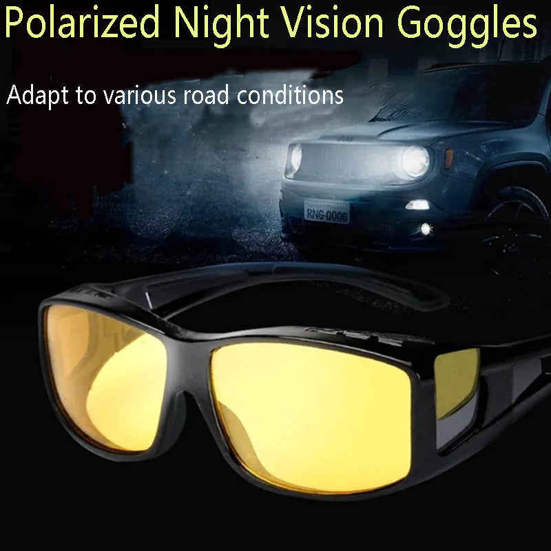 Set 2 perechi ochelari de condus pe timp de zi, noapte sau ceata HD VISION-4