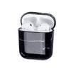Husa AirPods cu Inel Prindere Marble Negru-0