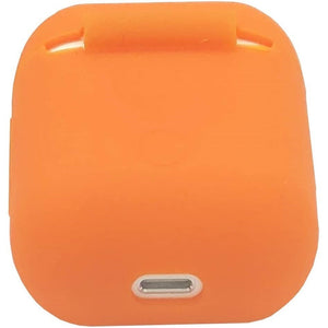 Husa AirPods cu Inel Prindere Portocaliu-0